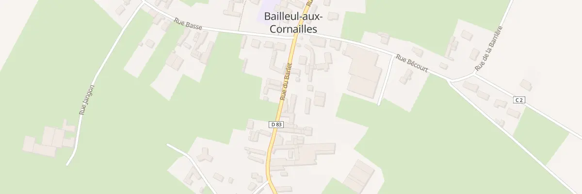 Plan du 6 Rue du Barlet à Bailleul-aux-Cornailles