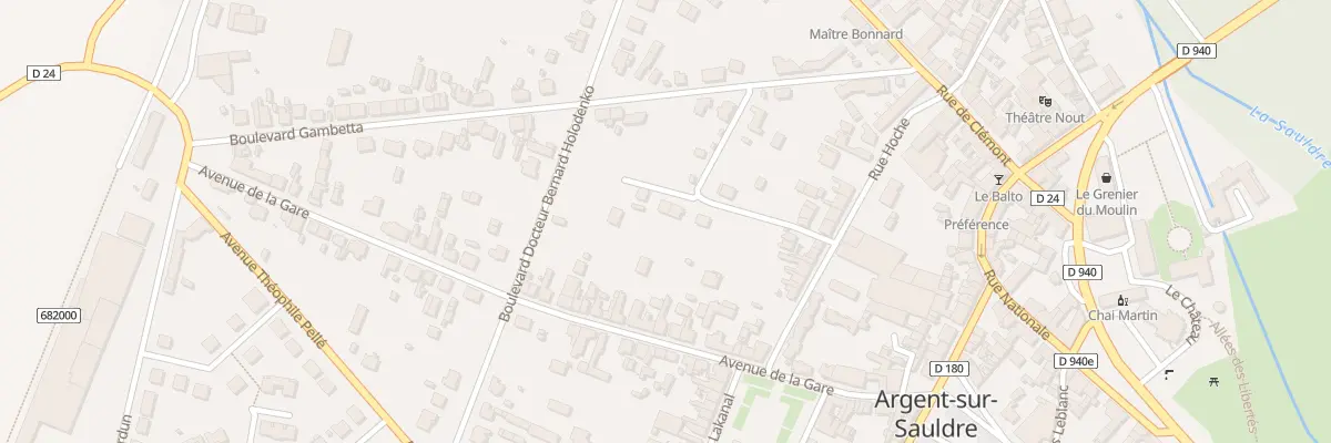 Plan du 7 Rue de la Tour à Argent-sur-Sauldre