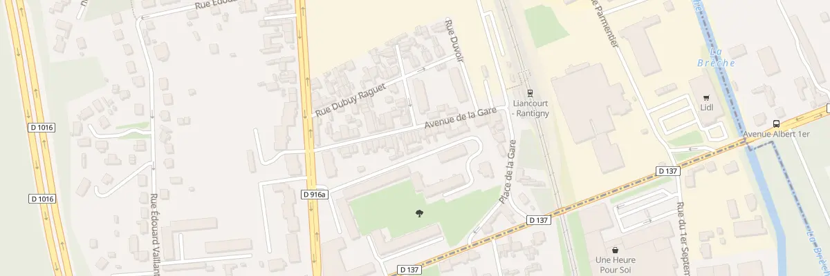 Plan du 24 Av de la Gare à Rantigny
