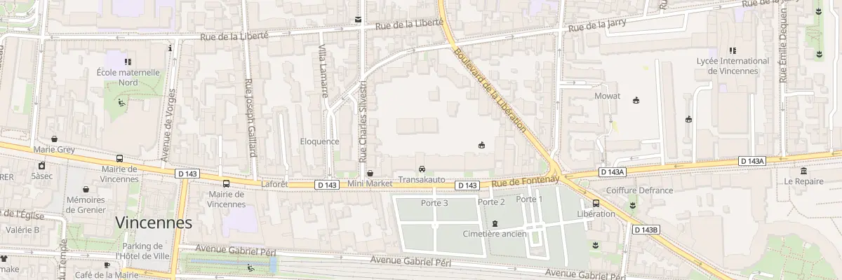Plan du 38 Rue de Fontenay à Vincennes
