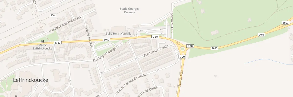 Plan du 155 Rue Daniel Chubin à Leffrinckoucke