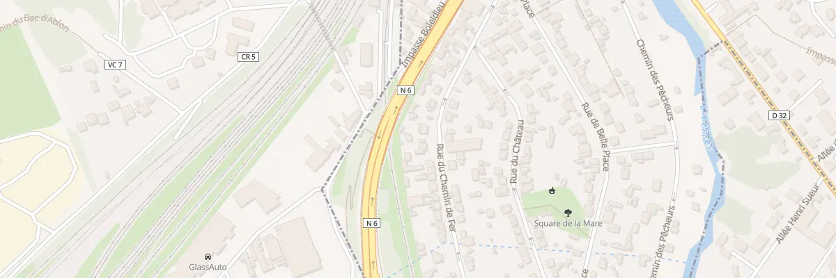 Plan du 36 Rue du Chemin de Fer à Villeneuve-Saint-Georges