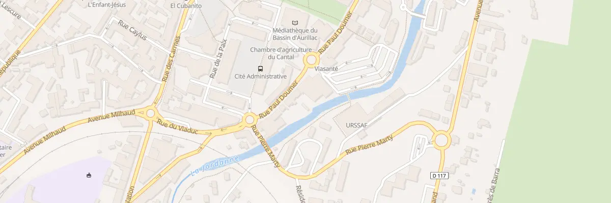 Plan du 43 Rue Paul Doumer à Aurillac