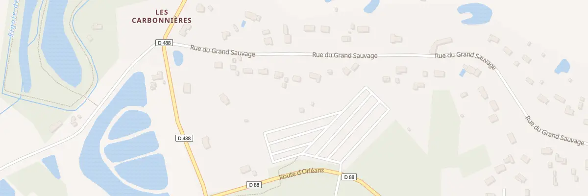 Plan du 39 Rue du Grand Sauvage à Vieilles-Maisons-sur-Joudry
