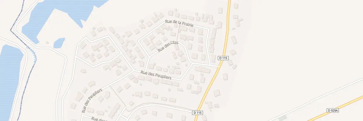 Plan du 1 Rue des Lilas à Pont-Noyelles