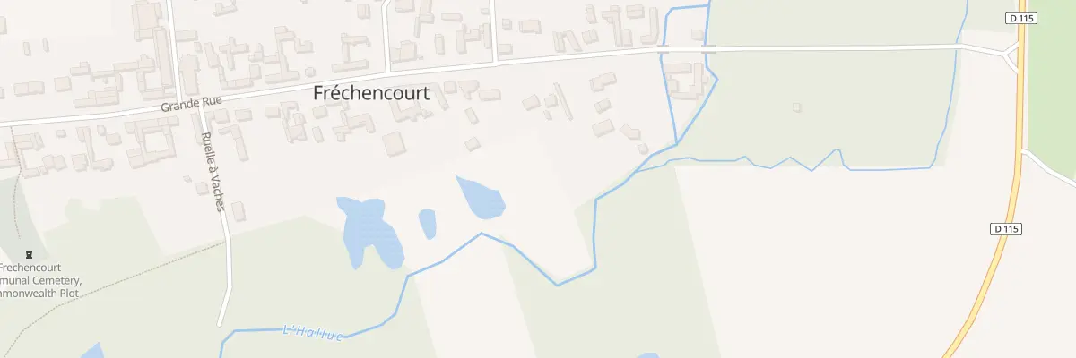 Plan du 13 Grande Rue à Fréchencourt