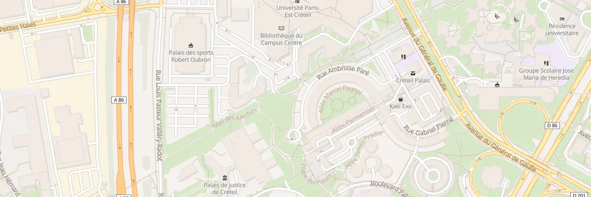 Plan du 2 Pl du Grand Pavois à Créteil