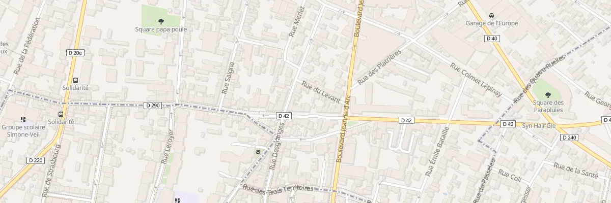 Plan du 73 Rue de la Solidarité à Montreuil