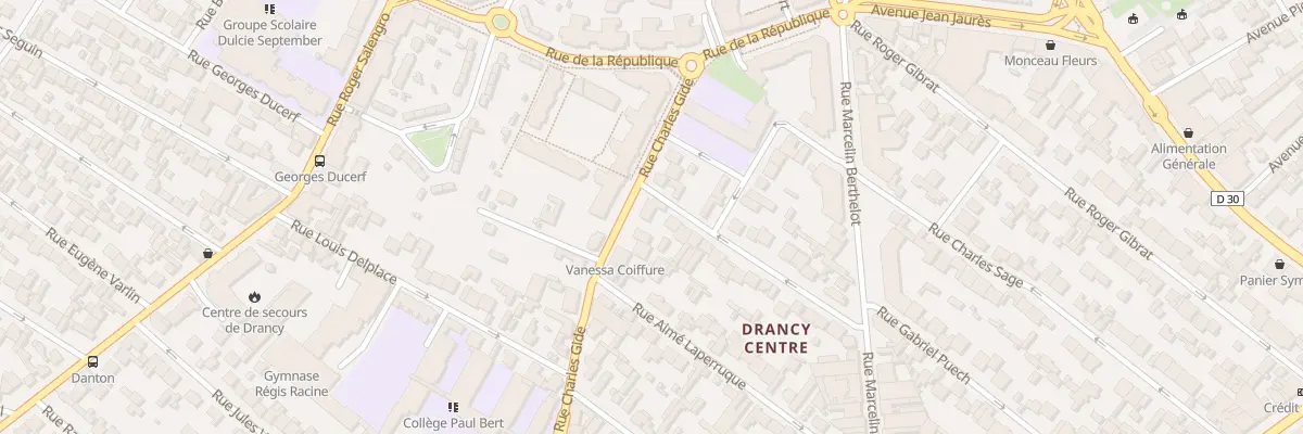 Plan du 17 Rue Charles Gide à Drancy