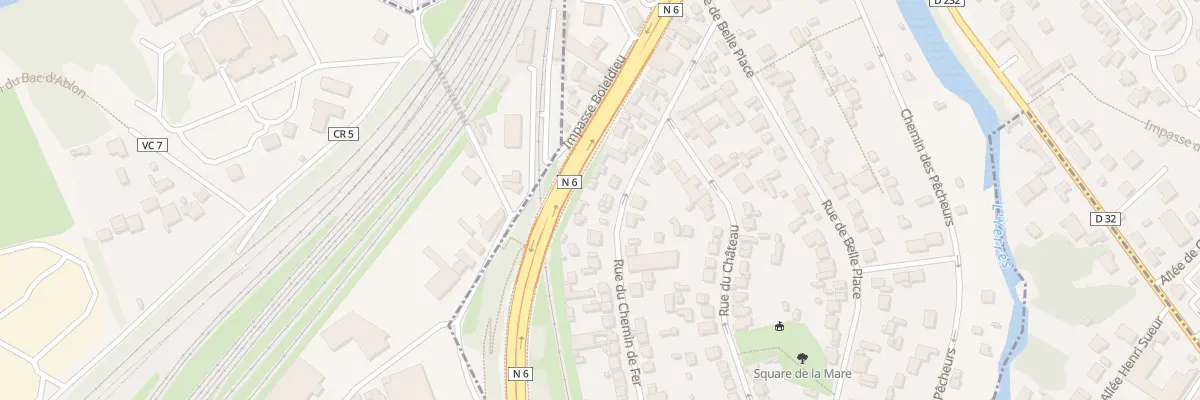 Plan du 28 Rue du Chemin de Fer à Villeneuve-Saint-Georges