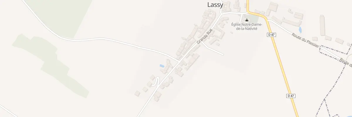Plan du 41 Rue Grande Rue à Lassy