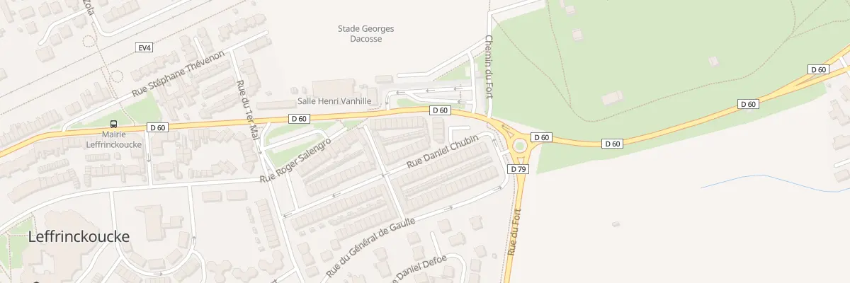 Plan du 165 Rue Daniel Chubin à Leffrinckoucke