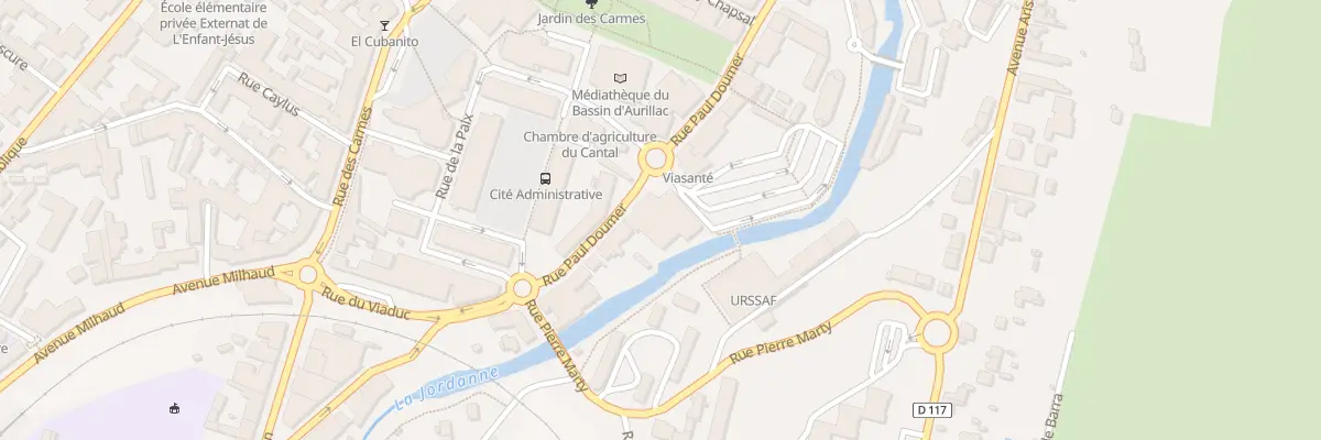 Plan du 41 Rue Paul Doumer à Aurillac