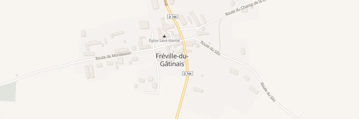 Plan du 4 Rte de Quiers à Fréville-du-Gâtinais