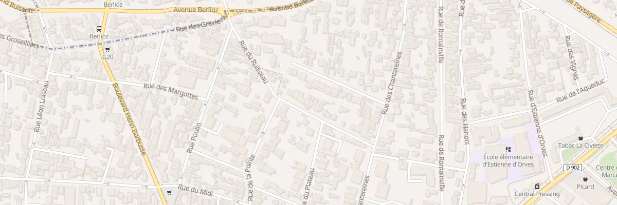 Plan du 22 Rue du Ruisseau à Montreuil