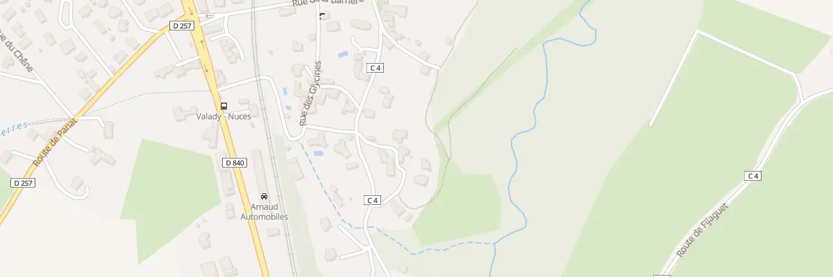 Plan du 55 Rue du Lavoir de Nuces à Valady