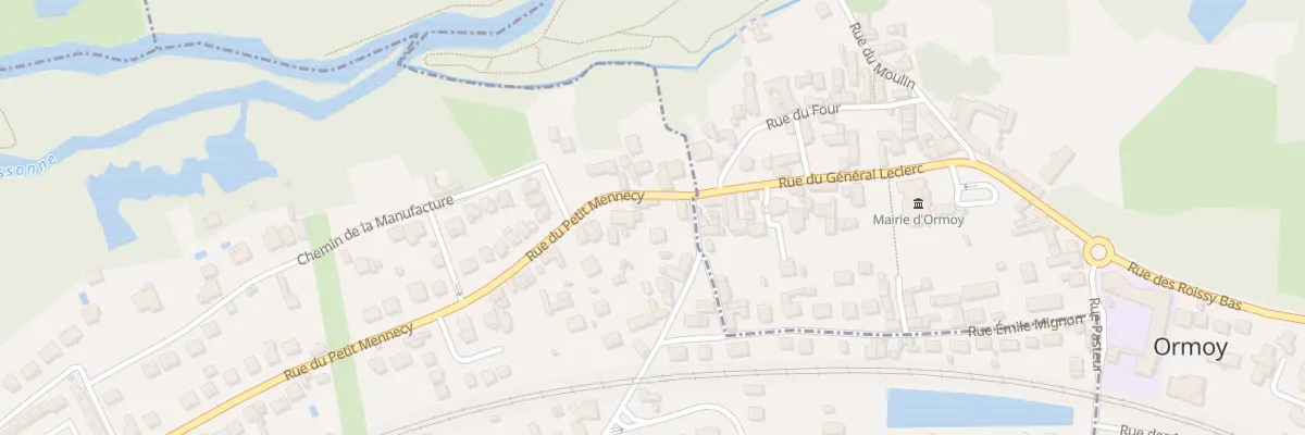 Plan du 86 Rue du Petit Mennecy à Mennecy