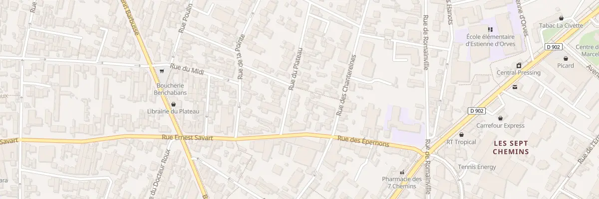 Plan du 12 Rue du Plateau à Montreuil
