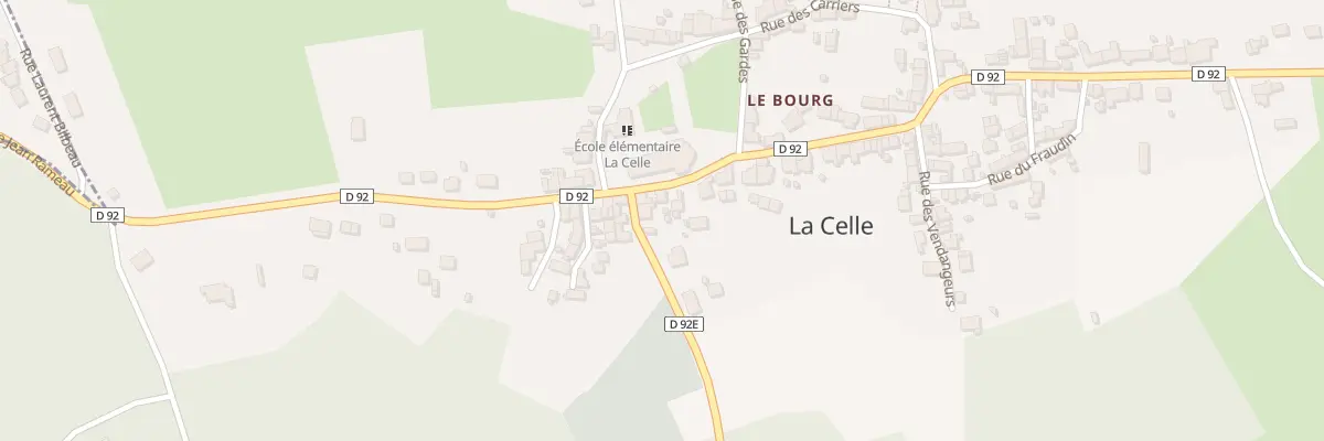 Plan du 1 Rue de la Forêt à La Celle