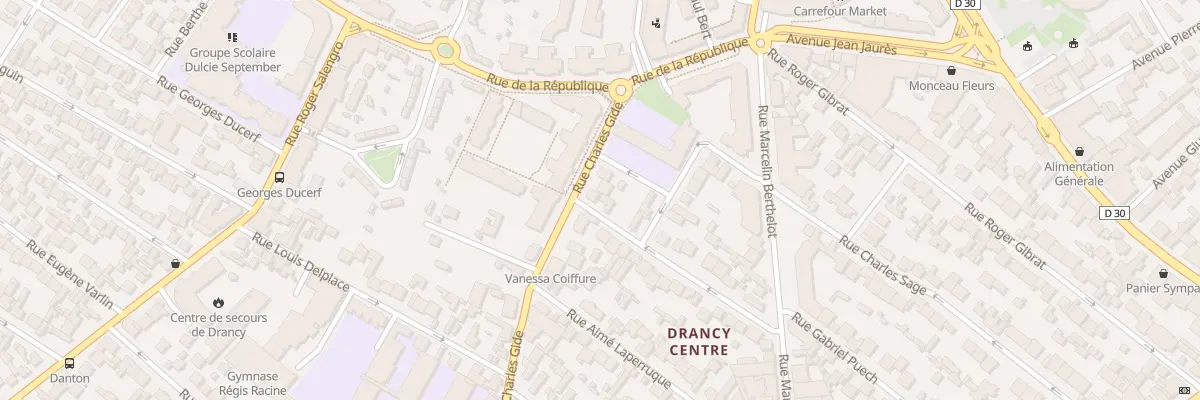 Plan du 15 Rue Charles Gide à Drancy