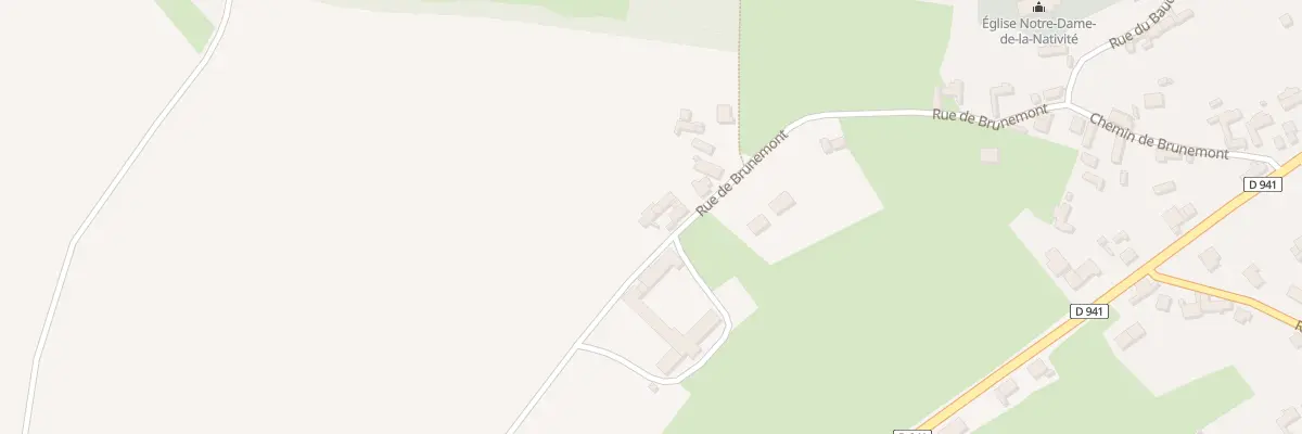 Plan du 474 Rue de Brunemont à Diéval