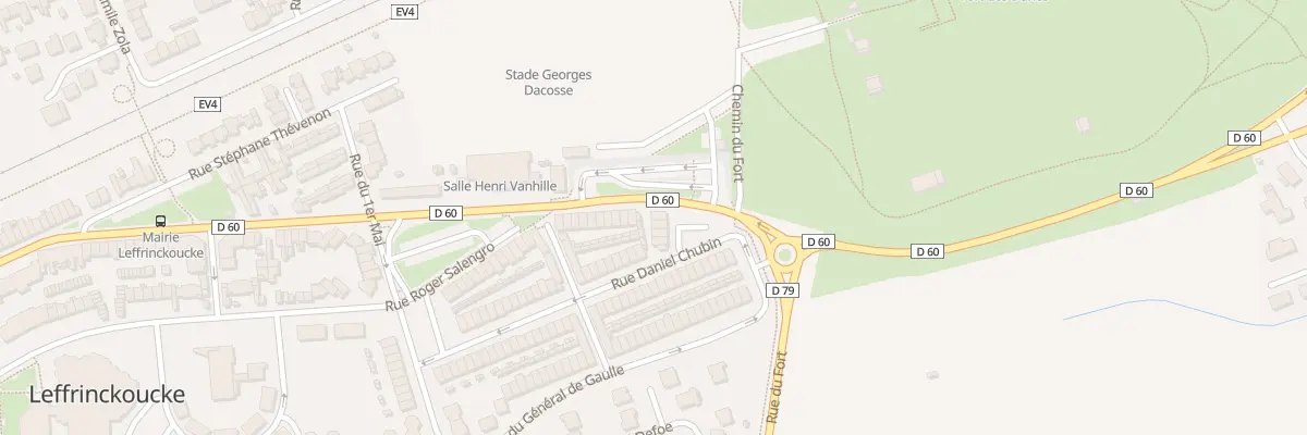 Plan du 213 Rue Daniel Chubin à Leffrinckoucke