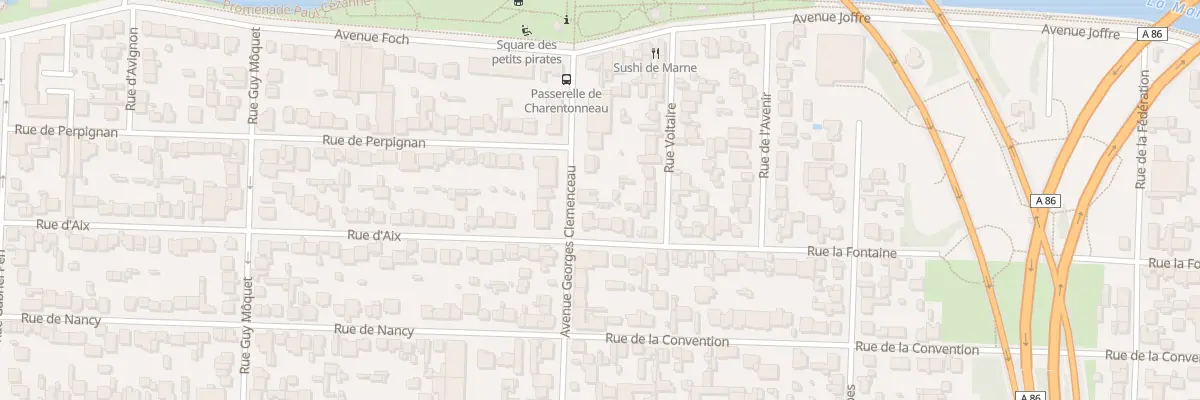 Plan du 108 Av Georges Clemenceau à Maisons-Alfort
