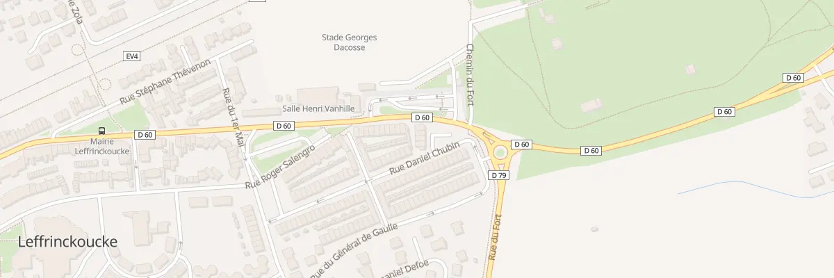 Plan du 201 Rue Daniel Chubin à Leffrinckoucke