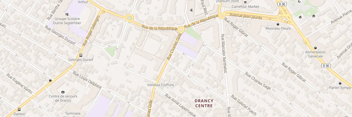 Plan du 13 Rue Charles Gide à Drancy