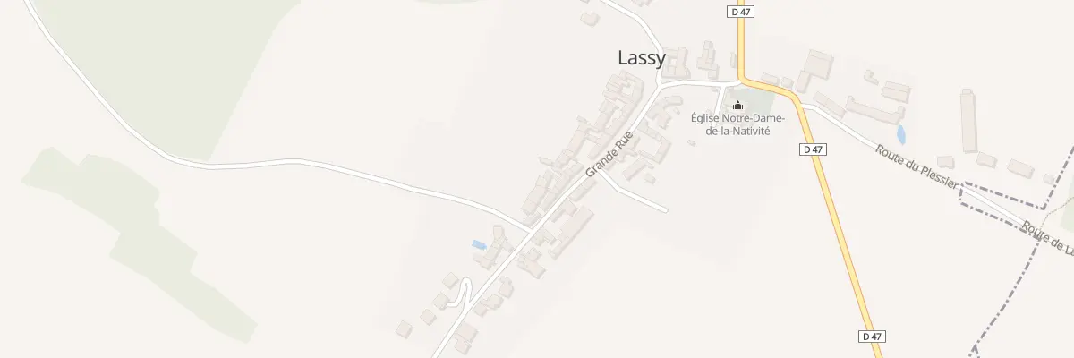 Plan du 31 Rue Grande Rue à Lassy