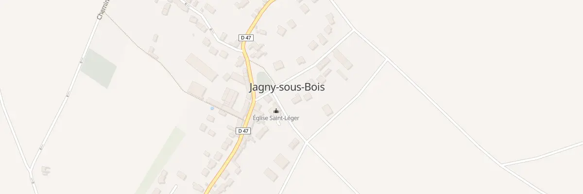 Plan du 2 Rue du Faflot à Jagny-sous-Bois