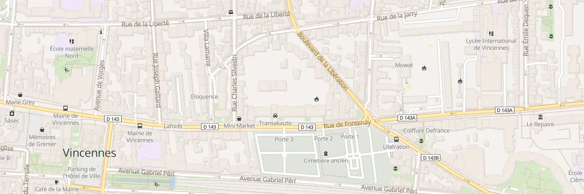 Plan du 26 Rue de Fontenay à Vincennes