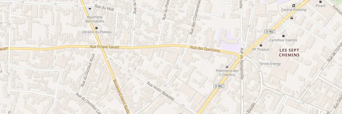 Plan du 93 Rue des Caillots à Montreuil