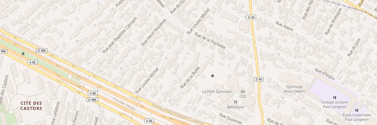Plan du 35 Rue de la Butte à Bobigny
