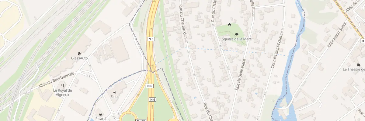Plan du 58 Rue du Chemin de Fer à Villeneuve-Saint-Georges