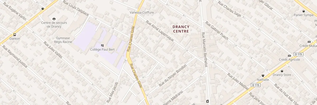 Plan du 15 Rue Toute Petite à Drancy