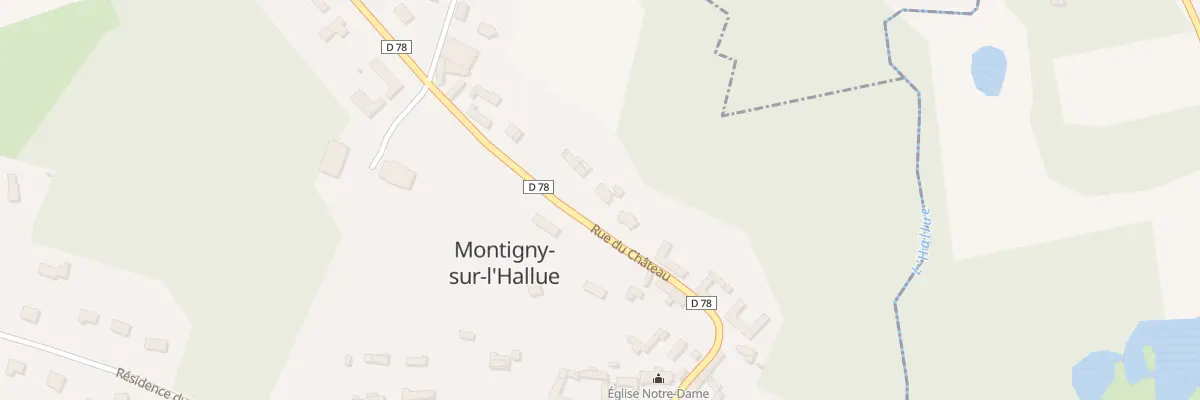 Plan du 5021 Le Village à Montigny-sur-l’Hallue