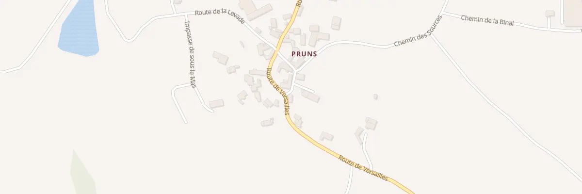 Plan du 5055 Pruns à Camboulazet