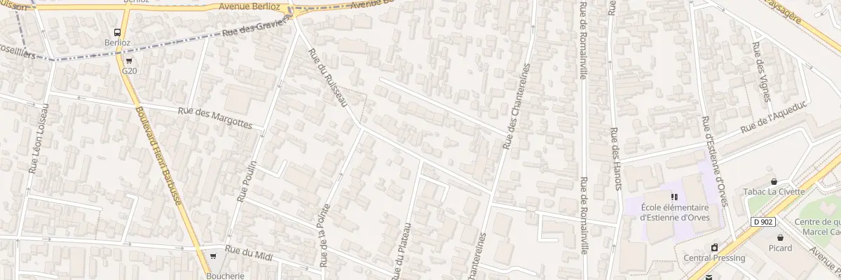 Plan du 14 Rue du Ruisseau à Montreuil