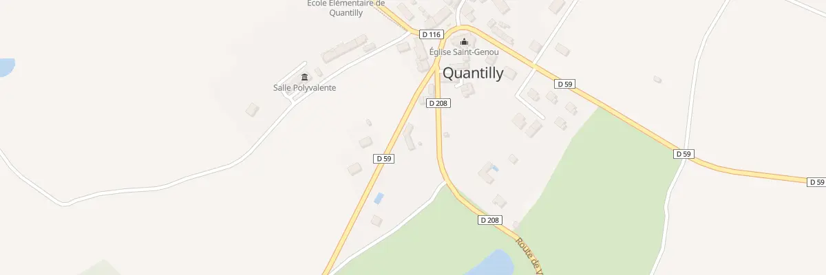Plan du 3 Rte de Saint-Martin d’Auxigny à Quantilly