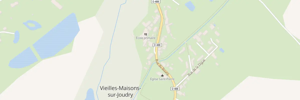 Plan du 20 Rue du Bourg à Vieilles-Maisons-sur-Joudry