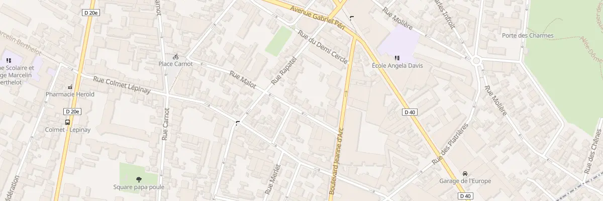 Plan du 33 Rue Malot à Montreuil