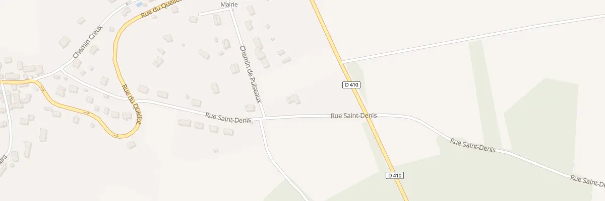 Plan du 1 Che de Puiseaux à Boulancourt
