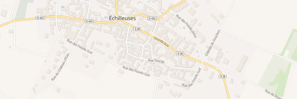 Plan du 6 Ptr Petite Rue Sourde à Échilleuses