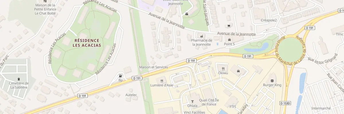 Plan du 16 Rue du Hameau à Mennecy