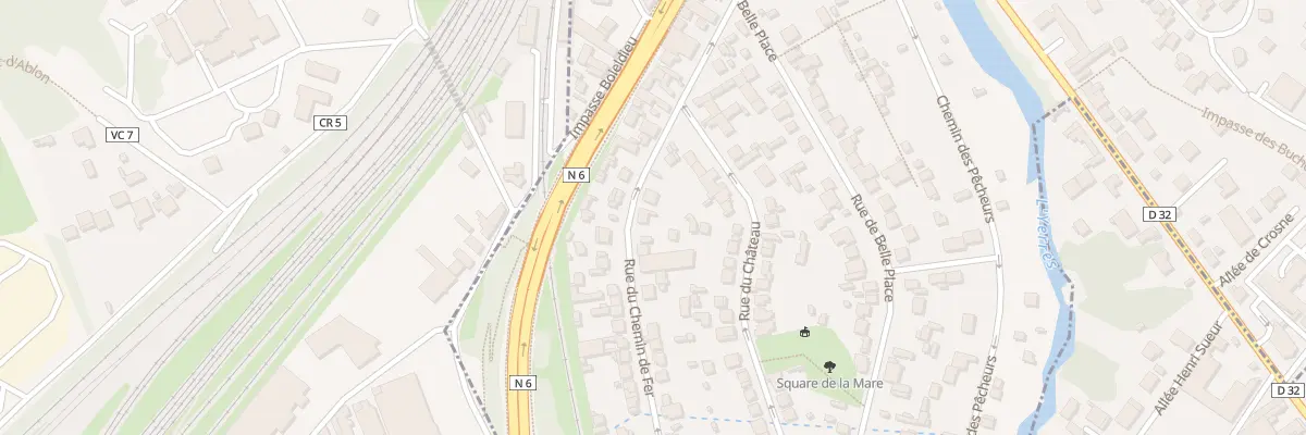 Plan du 17 Rue du Chemin de Fer à Villeneuve-Saint-Georges