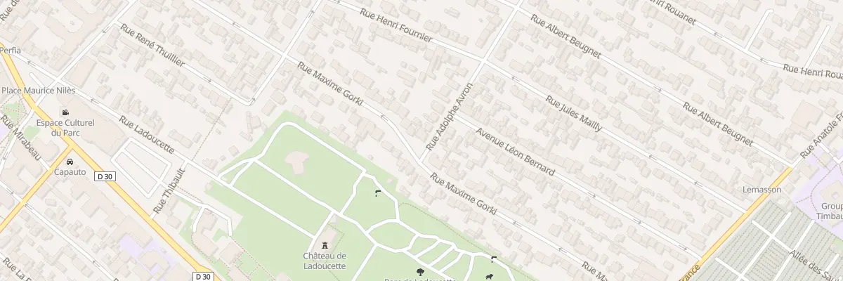 Plan du 1 Rue Adolphe Avron à Drancy