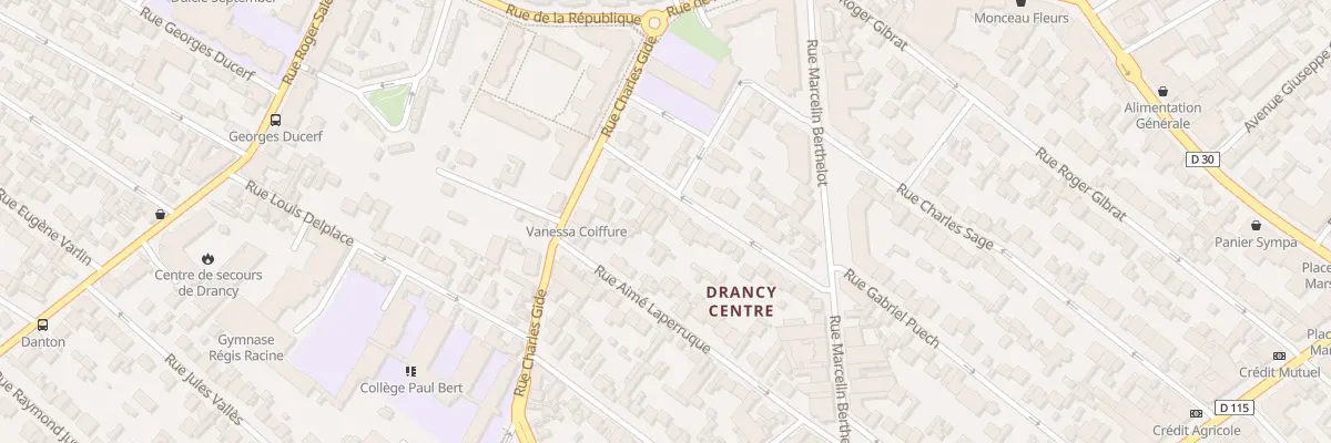 Plan du 25 Rue Alfred Nimal à Drancy