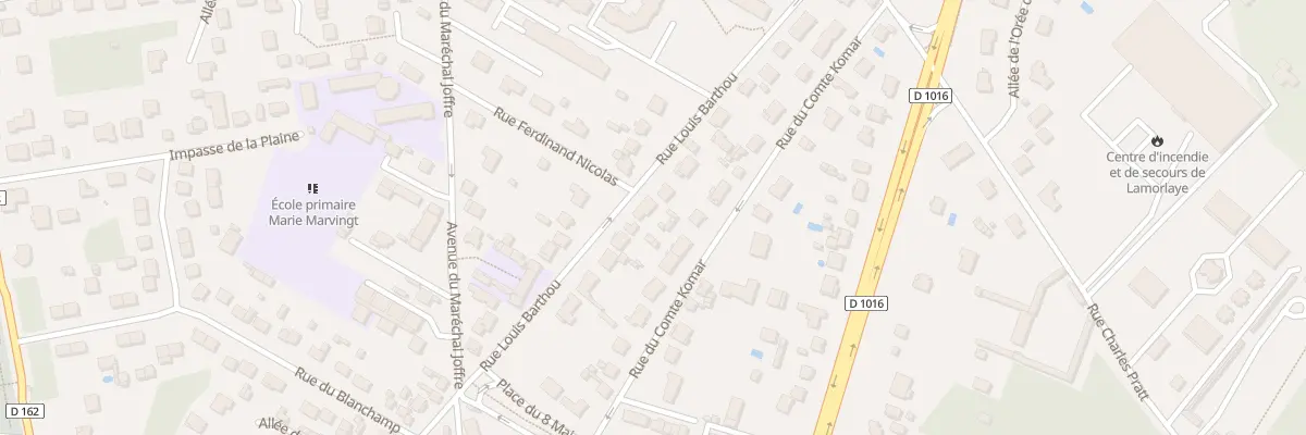 Plan du 44 Rue Louis Barthou à Lamorlaye