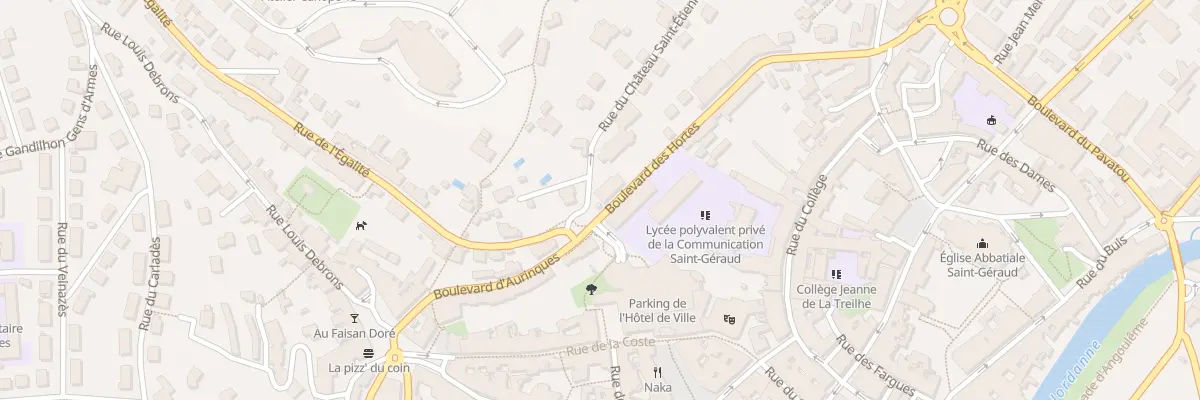 Plan du 45 Bd des Hortes à Saint-Étienne-de-Maurs